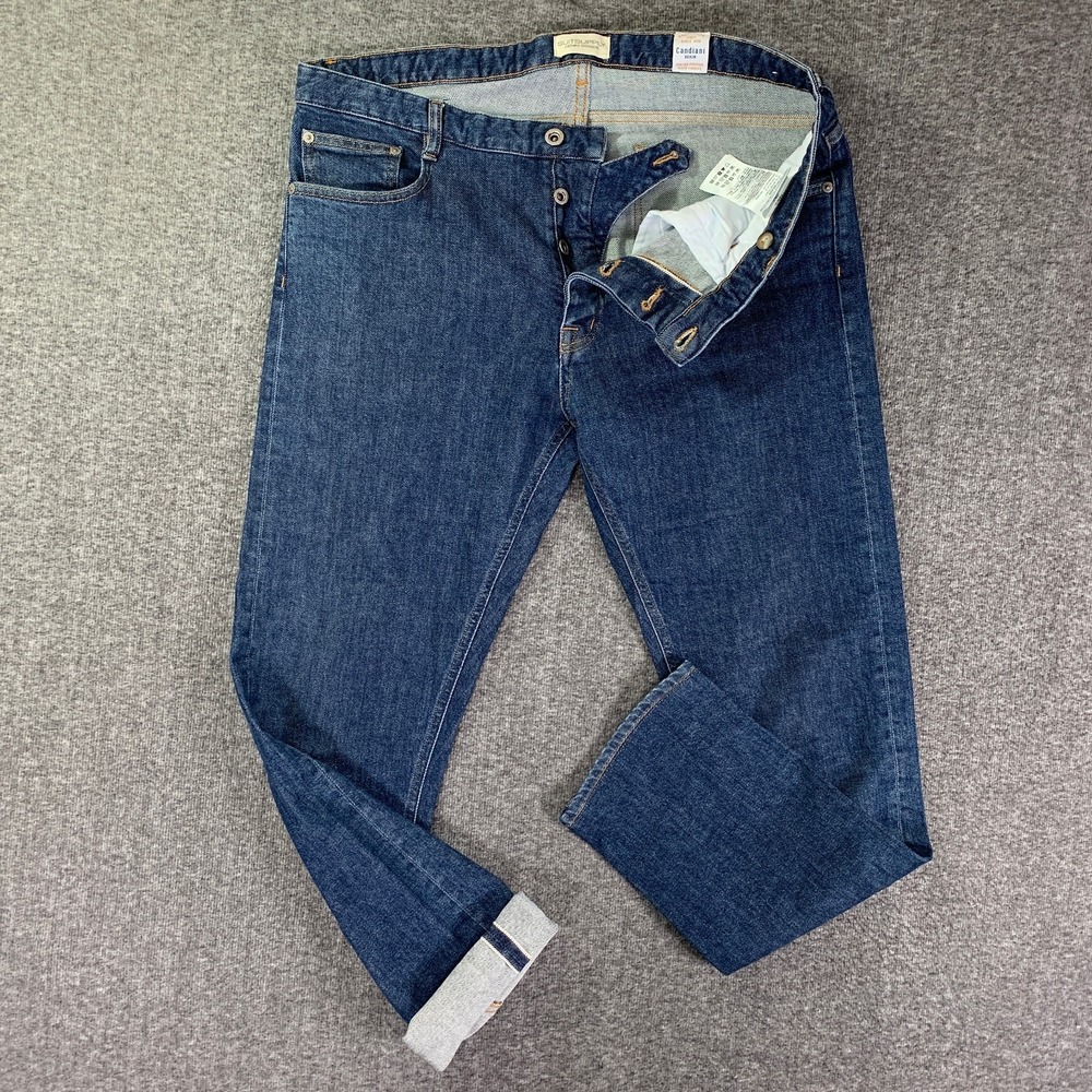 Suitsupply Men's Dark Blue Denim Jeans